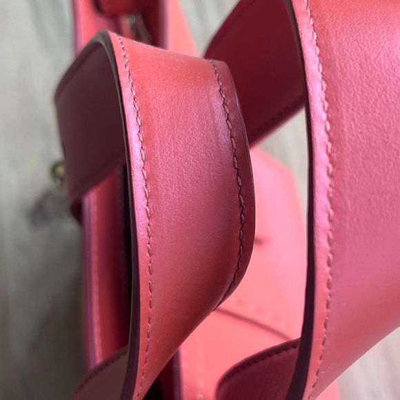 FRAME  les second mini handbag in vibrant orange with gold hardware, crossbody - Picture 7 of 13